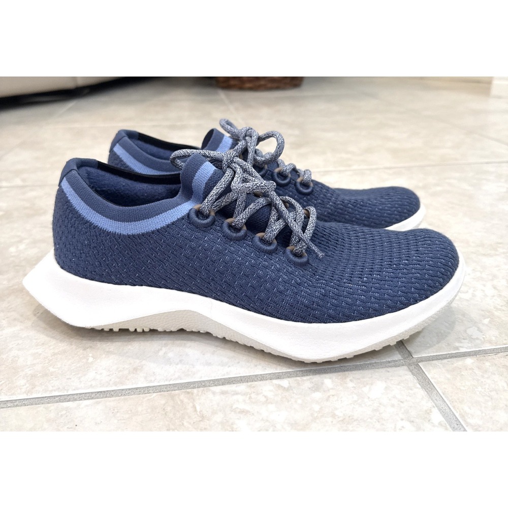 Allbirds Tree Dasher 2 Wool Lined Running Walking Shoes Thrive Blue Women's 10.5